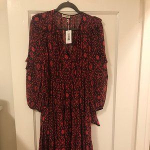 Ulla Johnson Aliya Dress in Fuchsia, Size 2